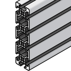 6 Series Aluminum Frame - 30x120mm, 8mm Slot Width