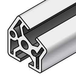 Aluminum Frame 6 Series/slot width 8/30, 45, 60-Degree