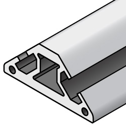 Aluminum Frame 6 Series/slot width 8/45-Degree