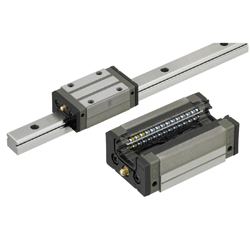 Linear Guides for Heavy Load - Stainless Steel - With Plastic Retainers, Interchangeable, Light Preload