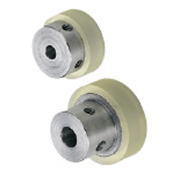 Urethane Rollers - with Collars - Set Screw Hole