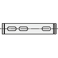 Rotary Shafts D Tolerance h9 (Cold-drawn) / h7 (Ground) / g6 (Ground) - Both Ends Stepped