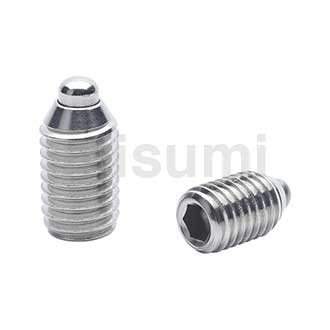 Spring Plungers Stainless Steel, Short Stroke