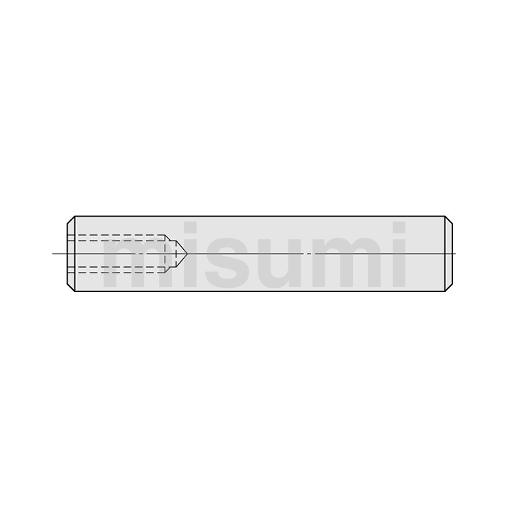 Linear Shafts One End Tapped