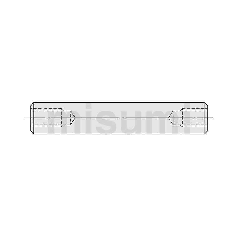 Linear Shafts Both Ends Tapped