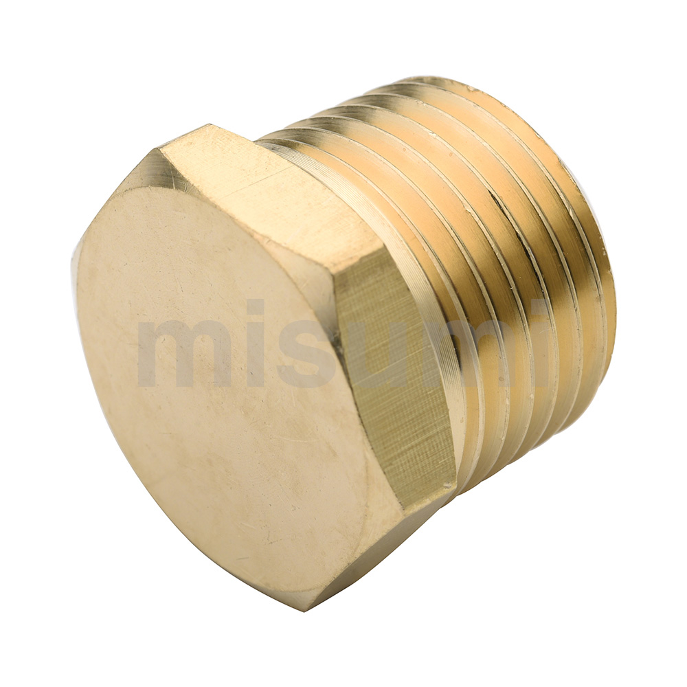 Brass Screw-In Fittings Male Plug