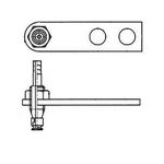 PF Series Flat Pad Fixing Bracket With Fitting PF□K Bracket