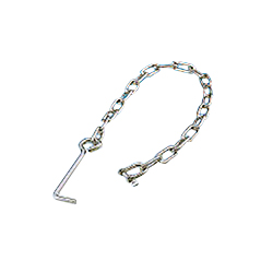 Anchored chain (chain to prevent theft of grating)