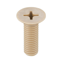 Resin Screw (PEEK/Cross Recessed Head Countersunk Head Machine Screw) - SPE-F