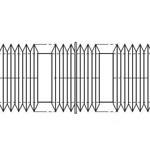 Single Block for Round Bellows YM Series (With Intermediate Plate)