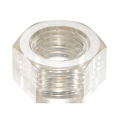 PC (Polycarbonate)/Hex Nuts Transparent