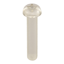 PC (Polycarbonate)/Round Head Screw, Clear, Black