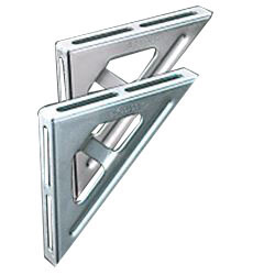 Angled-Kun/Channel-Kun, Handy-Bracket (Stainless Steel)