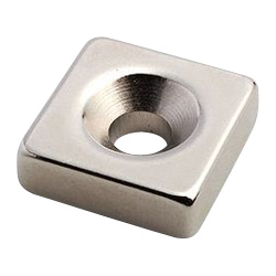 Countersunk Bolt Mounted Type Square Neodymium Magnet