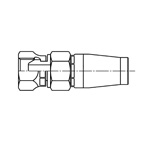 KYANPAKA Type, Pipe Parallel Female Screw Union Fitting (with 30° Male Sheet), CF