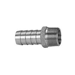 Stainless Steel Screw-in Pipe Fitting, Hex Head Hose Nipple