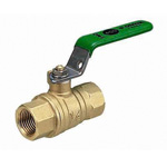 Ball Valves, Full-Bore, Oversized Ball Type, Green Lever Handle, FF Type