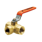 T Type (Three-way) Ball Valve, Lever Handle