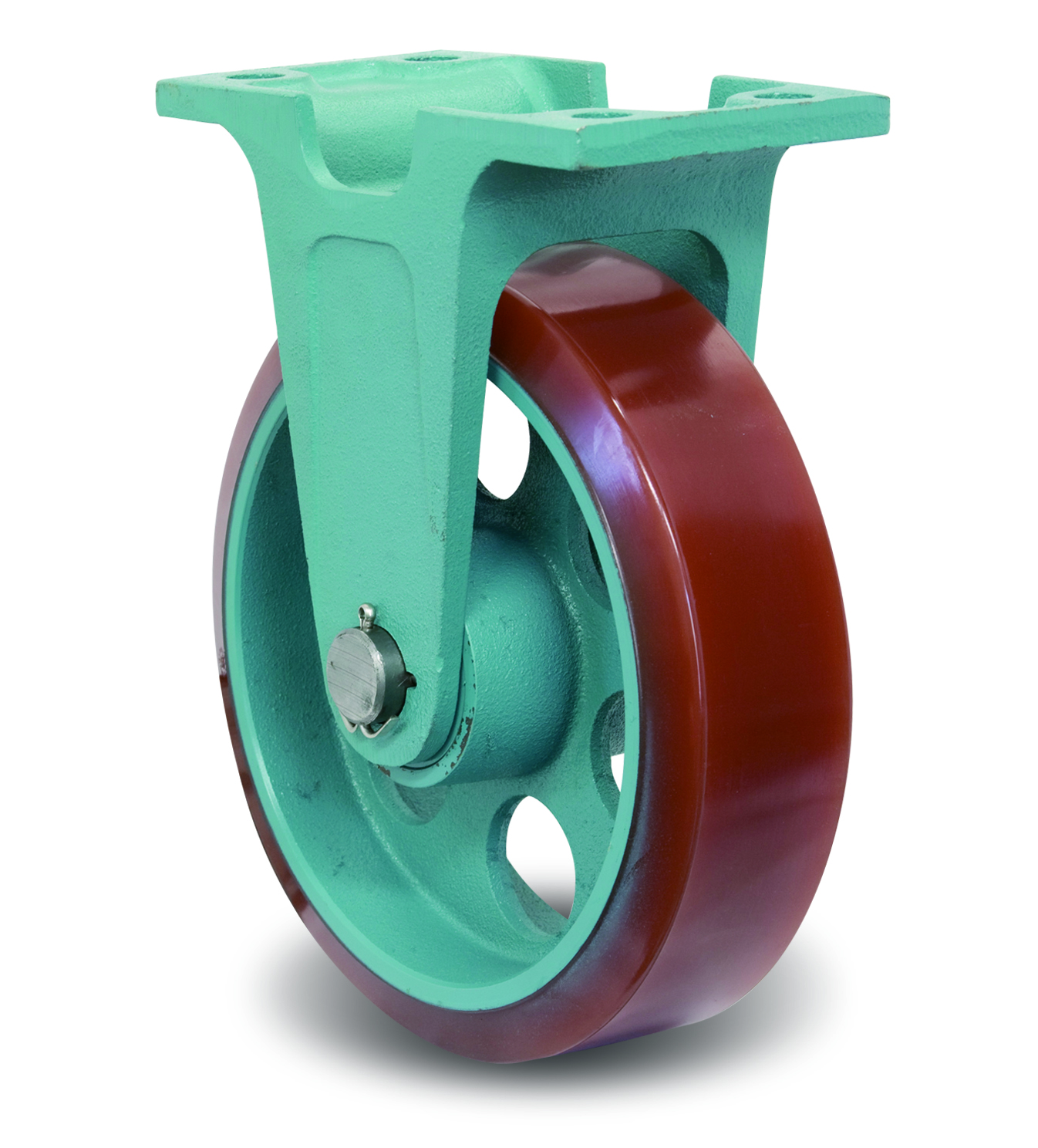 Ductile Caster - Wide - Fixed - MG-W with Metal Fittings - EU/MG-W