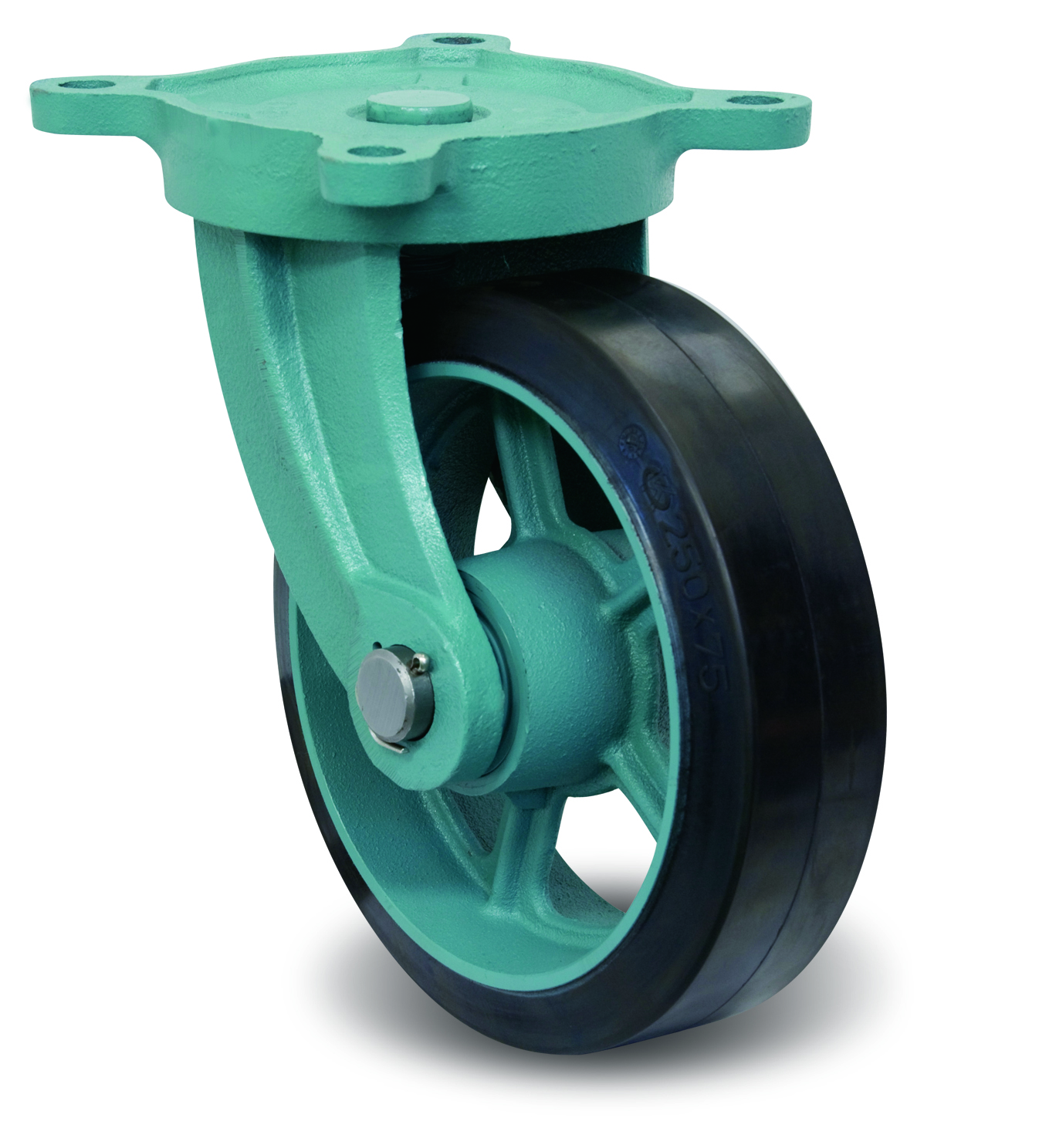 Ductile Caster Wide Type, Swiveling MG-O Metal Fittings, E/MG-O