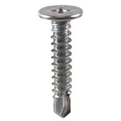 Self-Drilling Screw Pan (Steel / Bright Chromate, Cross-Head)