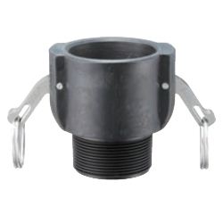 Polypropylene Lever Coupling - Male Screw Type Coupler OZ-B