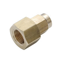 Brass Tightening Fitting for Sputter Resistance Female Straight