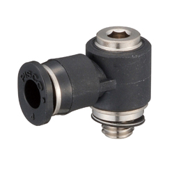 For General Piping, Mini-Type Tube Fitting, Hex Socket Head Universal Elbow