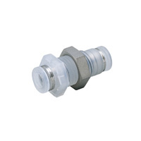 Tube Fitting PP Type Bulkhead Union P for Clean Environments PPMP4FC