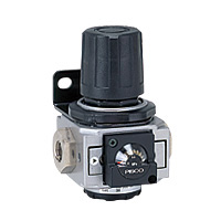 Pressure Reducing Valve Regulator With Direct Mount Type Pressure Gauge