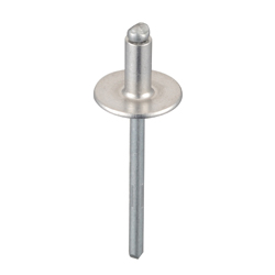 Pop Rivet, Large Flange Rivet AD-ABS-LF (Aluminum-Aluminum)