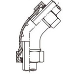 LA Coupling, LA Type, 45° Elbow, 45° L