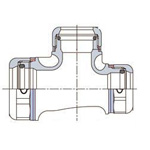 KOMA SUS FIT, Three-way Reducing Tees, RT