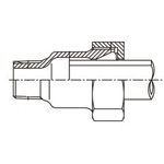 LA Coupling, P-LA Type, Reducing Male Adapter, RAP