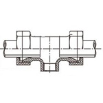 LA Coupling, P-LA Type, Reducing Tees, Branch with Screw, RT