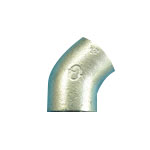 Steel Pipe Fittings, Screw-In Pipe Fitting, 45° Elbow