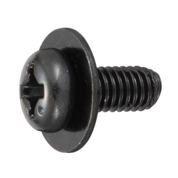 Cross-Head Pan Head Screw P = 1 (JIS Captive Washer) Machine Screw CSPPNP1-ST3W-M3-7