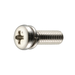 Cross-Head Pan Head Machine Screw P = 2 (Captive Spring Lock Washer) CSPPNB2-ST3B-M2.3-20