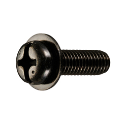 Pan Head Screw with Cross/Straight Slot P-1 (JIS Flat W)