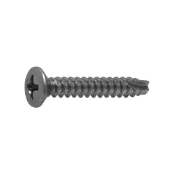 Cross Recessed Raised Countersunk Head Tapping Screws, 2 Models Grooved B-1 Shape CSPRDS2M-STU-TP3-20