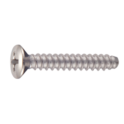 Cross Recessed Raised Countersunk Head Tapping Screws, 2 Models B-0 Shape