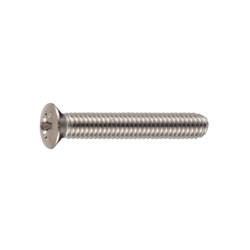 Phillips Round Flat Head Screw, D = 7