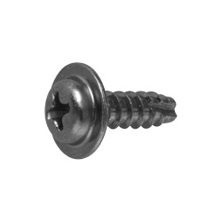 Cross Recessed Pan Washer Head Tapping Screws, 2 Models Grooved B-1 Shape CSPPNSM2-STH-TP3-14