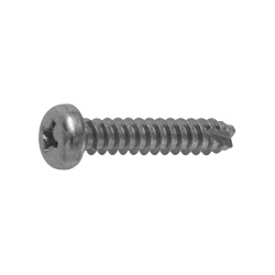 Cross Recessed Pan Head Tapping Screws, 2 Models Grooved B-1 Shape CSPPNSM-ST3B-TP4-55