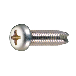 Cross Recessed Pan Head Tapping Screws, 3 Models Grooved C-1 Shape