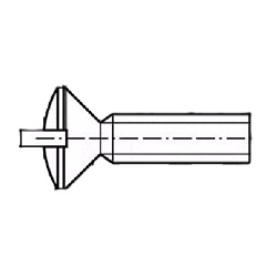 Slotted Round Flat Head Machine Screw