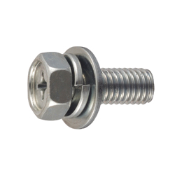 Phillips Pitac Upset Screw for Thin Plates, P = 3 (SW+JIS Flat W)