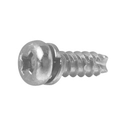 Pan Head Self-Tapping Screw With Cross-Head (Type 2 Grooved, B-1 Type) P-1 (JIS Plain W)