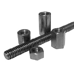 200% Trapezoidal Nut (B Type, Left-Hand Screw (L))