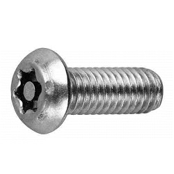 TRX/Tamper-Proof Screw, Stainless Steel Pin, Small Button TRX Screw (UNF)